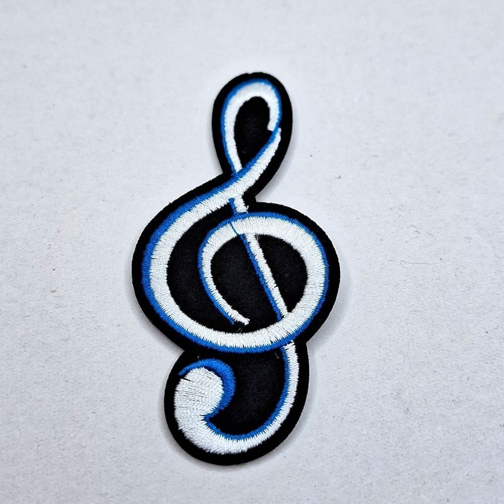 music musical note iron on patch diy sew on wearabโฆ